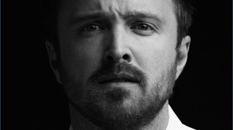 Yoshino photographs Aaron Paul in a shirt by Parisian brand, The Kooples.