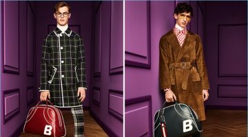 Bally Taps Into a 70s Attitude for Fall '17 Collection Model Kit Butler and Thibaud Charon model standout looks from Bally's fall-winter 2017 men's collection.