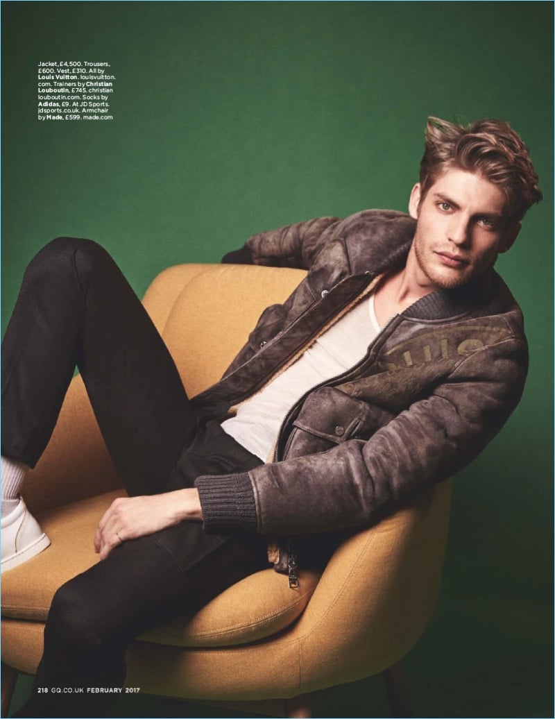 Baptiste Radufe 2017 Editorial British GQ