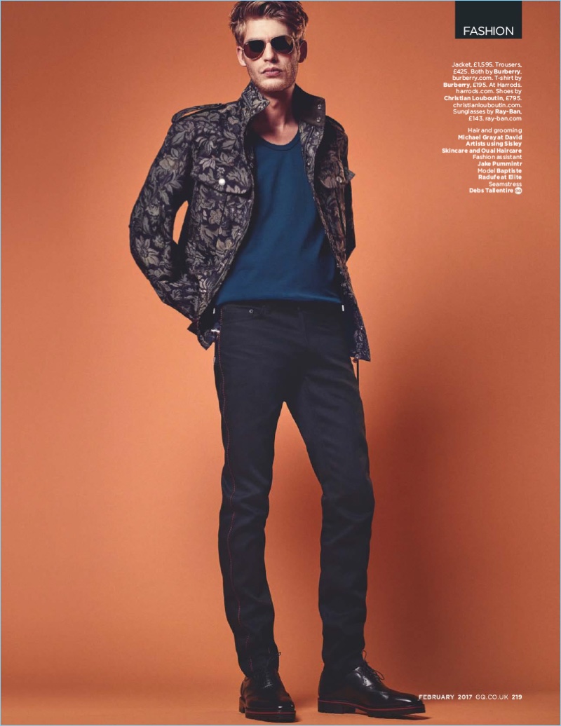 Baptiste Radufe 2017 Editorial British GQ