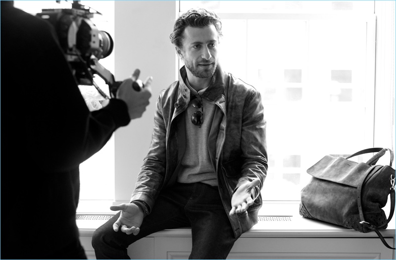 Behind the Scenes: Francesco Carrozzini shoots his campaign for Tod's.