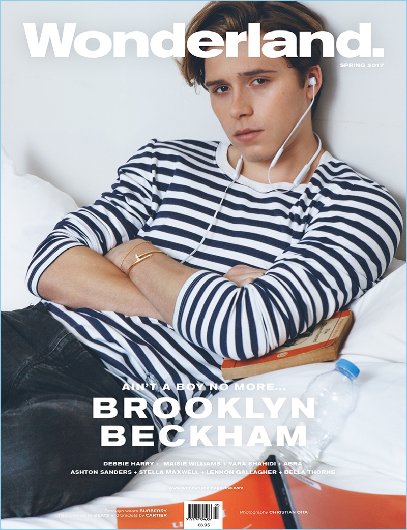 Brooklyn Beckham covers the latest issue of Wonderland magazine.