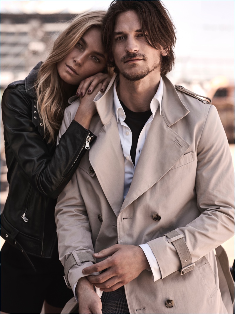 Jake Terrey photographs Jarrod Scott and Bridget Malcolm for Calibre's fall-winter 2017 campaign.