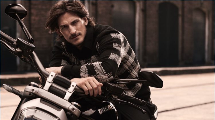 Jarrod Scott stars in Calibre's fall-winter 2017 campaign.