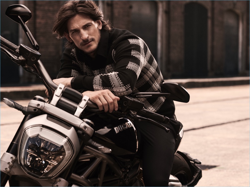 Jarrod Scott stars in Calibre's fall-winter 2017 campaign.