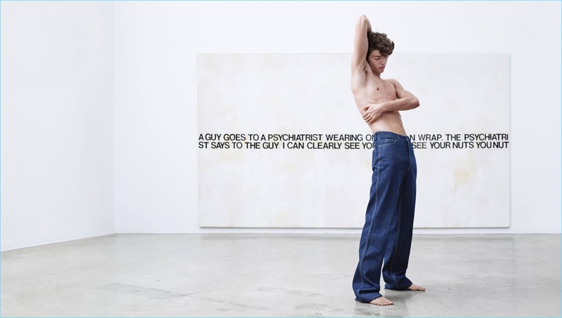 Posing against Richard Prince's Nuts, a denim-clad Fernando stars in Calvin Klein's American Classics campaign. » Week in Review: Calvin Klein, Mango, Zegna + More Unveil Spring Campaigns Posing against Richard Prince's Nuts, a denim-clad Fernando stars in Calvin Klein's American Classics campaign.