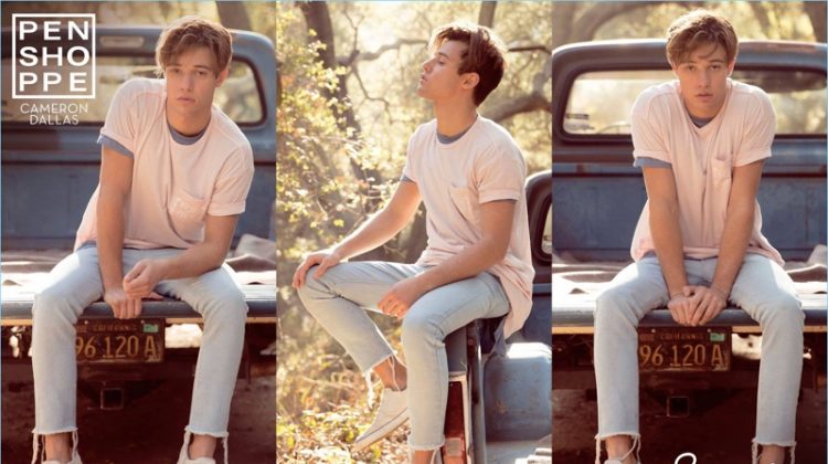 Cameron Dallas goes casual for Penshoppe's spring-summer 2017 campaign.