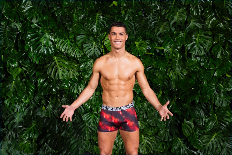 Footballer Cristiano Ronaldo strips down to his CR7 underwear for the brand's spring-summer 2017 campaign.