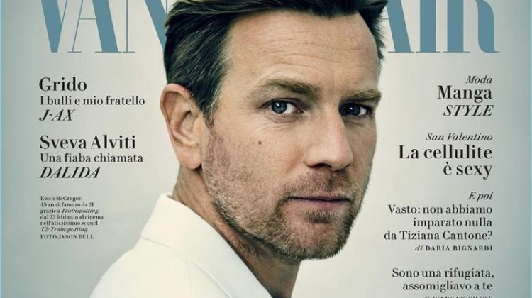 Ewan McGregor covers the February 2017 issue of Vanity Fair Italia.