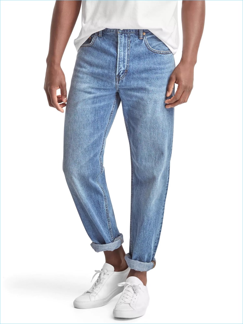 Relaxed is back in as Gap turns out easy fit denim jeans as part of its Archive Re-Issue collection.