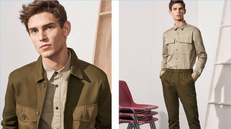 Modern Utility: Arthur Gosse Models H&M’s Military-Inspired Styles
