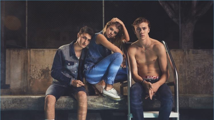 Anwar Hadid, Sofia Richie, and Lucky Blue Smith star in Hilfiger Denim’s spring-summer 2017 campaign.