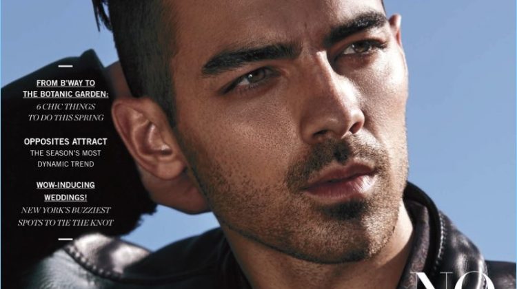 Joe Jonas covers the most recent issue of Gotham magazine.