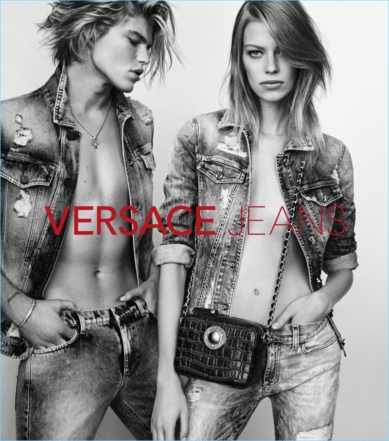 Models Jordan Barrett and Lexi Boling front Versace Jeans' spring-summer 2017 campaign. » Jordan Barrett Flaunts His Best Angles for Versace Jeans' Spring '17 Campaign Models Jordan Barrett and Lexi Boling front Versace Jeans' spring-summer 2017 campaign.