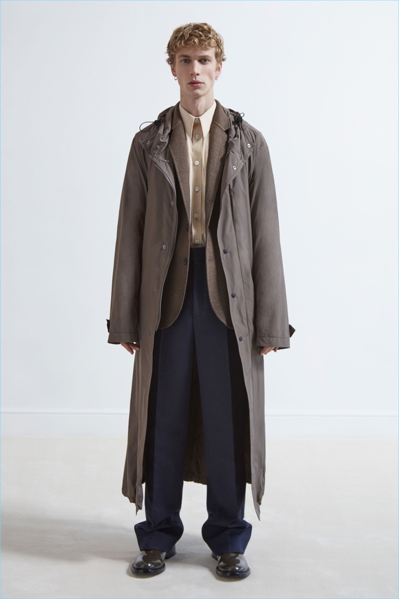 Hybrid fashions make a statement with Joseph combining a parka and car coat.