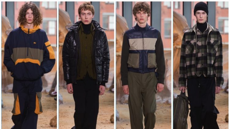 Lacoste presents its fall-winter 2017 men's collection during New York Fashion Week.