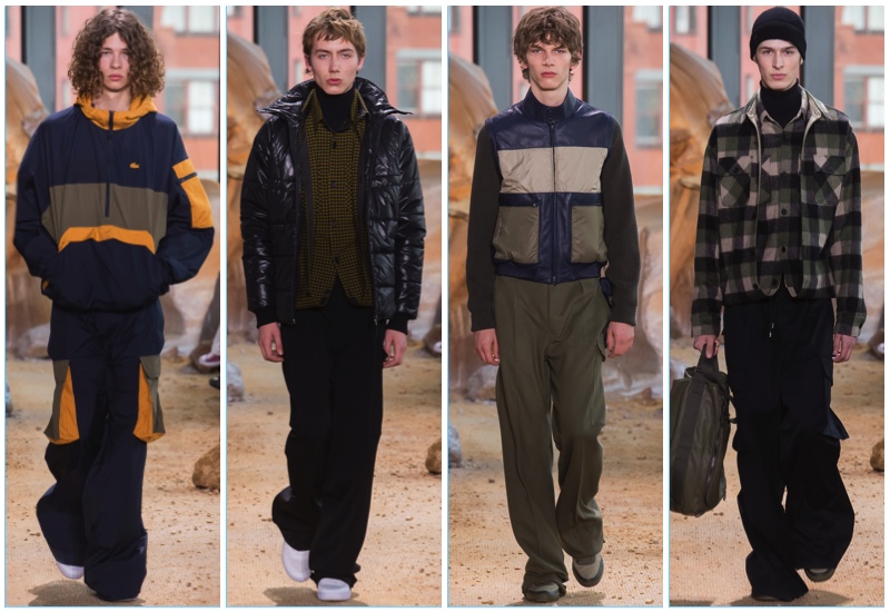 Lacoste presents its fall-winter 2017 men's collection during New York Fashion Week. » Lacoste Brings the 90s Back with Aviator Inspired Fall '17 Collection Lacoste presents its fall-winter 2017 men's collection during New York Fashion Week.