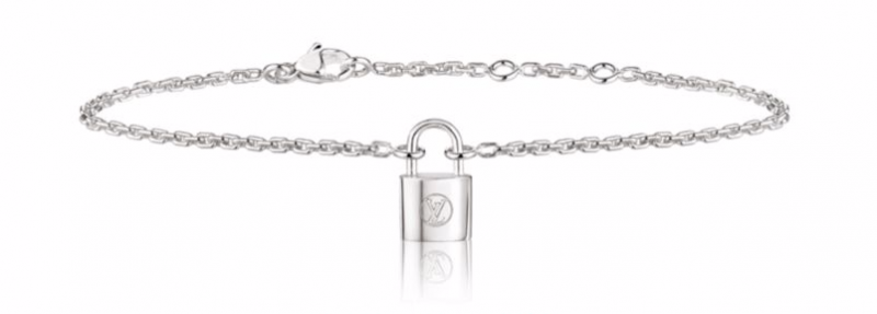 Louis Vuitton Silver Lockit Bracelet in Sterling Silver