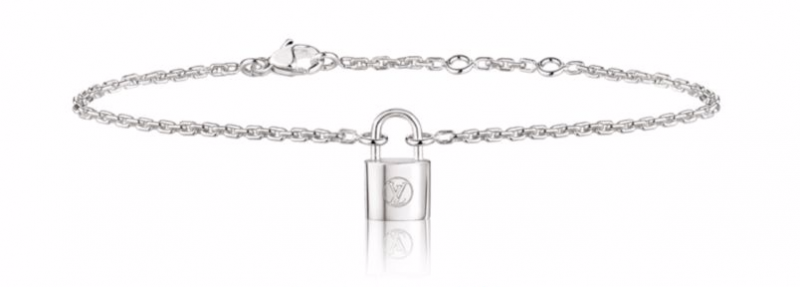 Louis Vuitton Silver Lockit Bracelet in Sterling Silver » Louis Vuitton Makes a Promise with UNICEF Louis Vuitton Silver Lockit Bracelet in Sterling Silver
