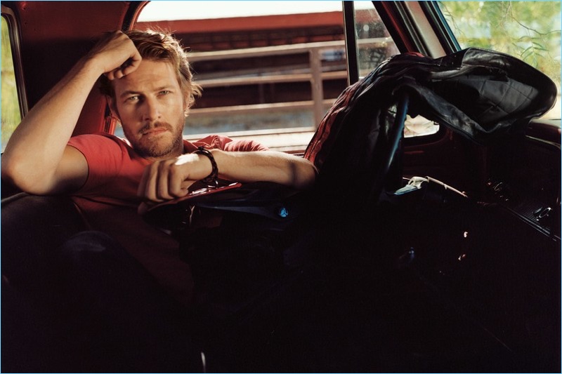 Bruce Weber photographs Luke Bracey for Ralph Lauren's Polo Red.