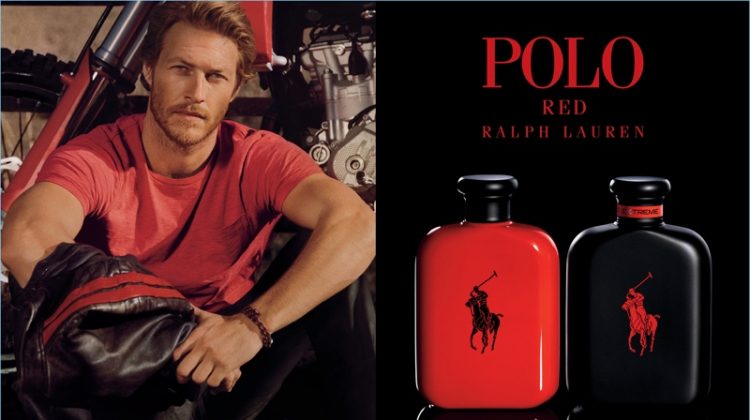Luke Bracey stars in Ralph Lauren's Polo Red Extreme fragrance campaign.