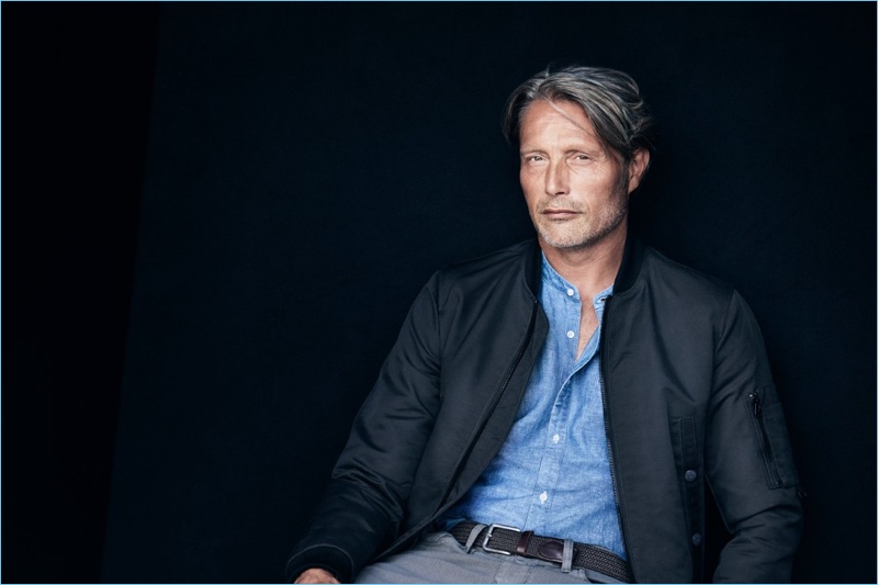 Peter Lindbergh photographs Mads Mikkelsen for the spring-summer 2017 campaign of Marc O'Polo.