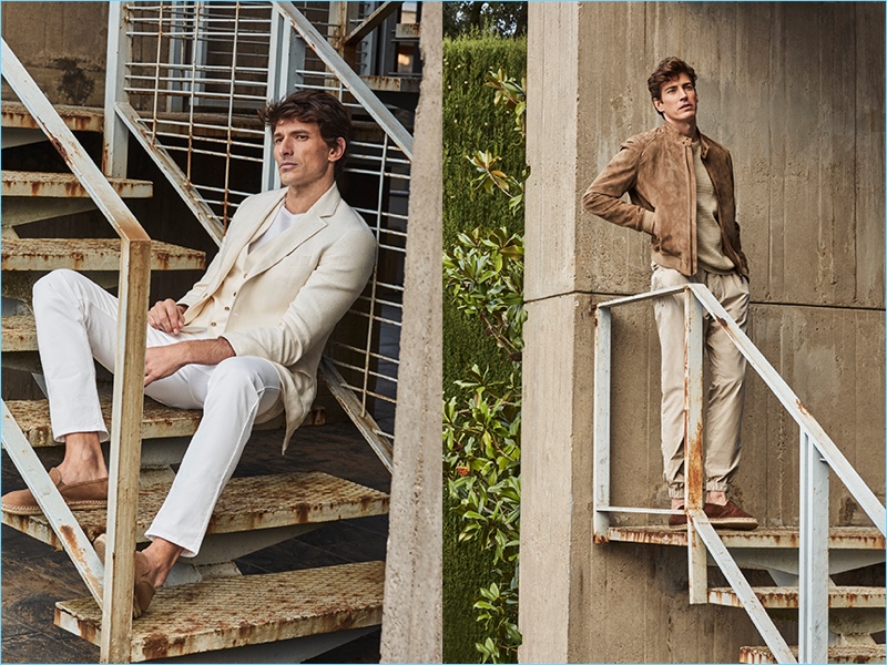 Hunter & Gatti photographs Andres Velencoso and Oriol Elcacho for Massimo Dutti.