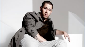 Nick Jonas sports sneakers from his new unisex capsule collection for Creative Recreation.