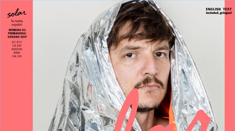 Pedro Pascal covers the latest issue of Solar magazine.