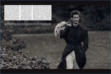 Pierre Niney 2017 LUomo Vogue Cover Photo Shoot 007