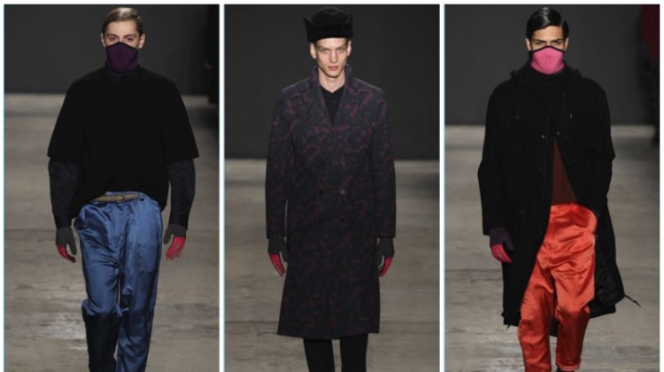 Robert Geller presents his fall-winter 2017 collection during New York Fashion Week: Men.