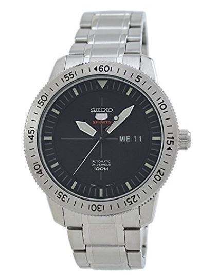 Seiko Automatic Black Dial Stainless Steel Diving Watch Seiko Automatic Black Dial Stainless Steel Diving Watch