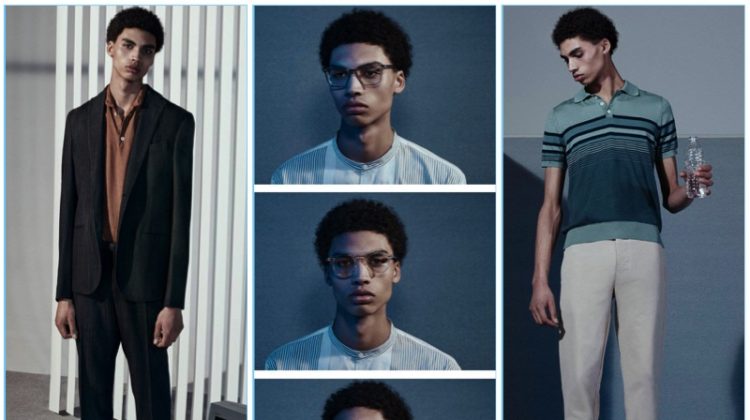 Barneys New York taps model Sol Goss to star in its business style lookbook for the season.