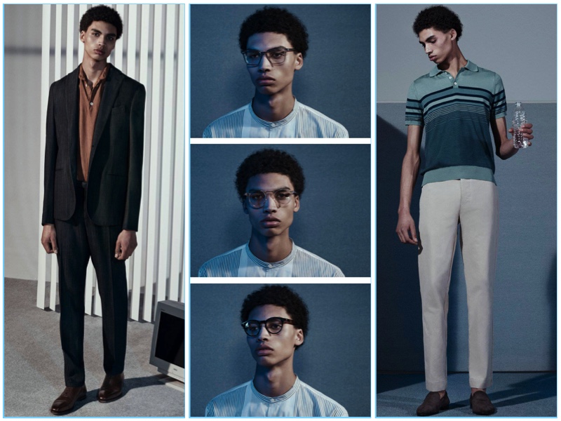 Barneys New York taps model Sol Goss to star in its business style lookbook for the season.