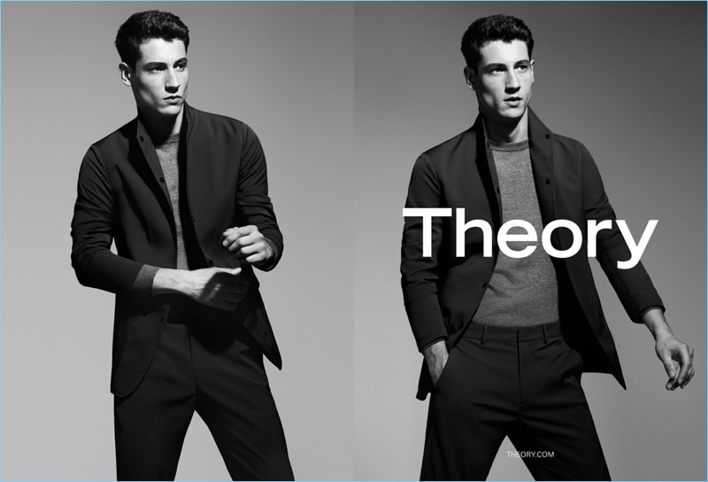 Theory enlists Nicolas Ripoll as the star of its spring-summer 2017 campaign.