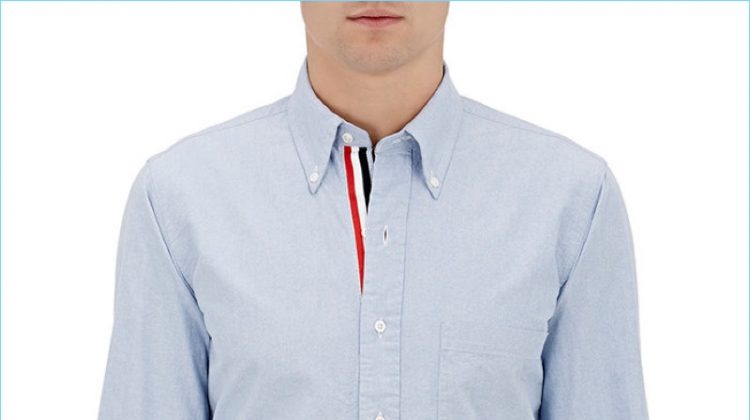 Thom Browne perfects a classic with its blue oxford cloth shirt.