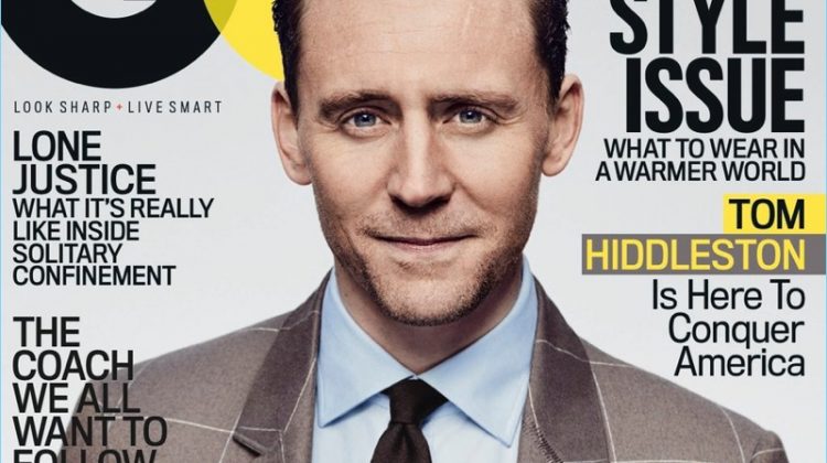 Tom Hiddleston covers the March 2017 issue of American GQ.