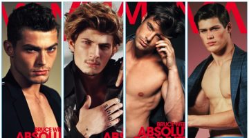 Bruce Weber Captures 4 Models for VMAN's Issue 37 Covers VMAN features models photographed by Bruce Weber for a series of four covers.
