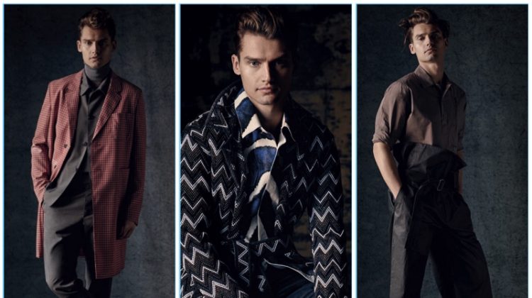 Vladimir Ivanov Models 14 Spring Looks for GQ Russia