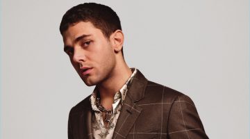 Xavier Dolan Fronts Fourth Louis Vuitton Campaign Xavier Dolan dons a windowpane print suit for Louis Vuitton's spring-summer 2017 campaign.