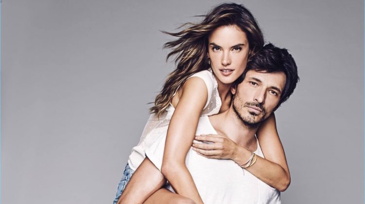 Alessandra Ambrosio and Andres Velencoso star in Xti's spring-summer 2017 campaign.