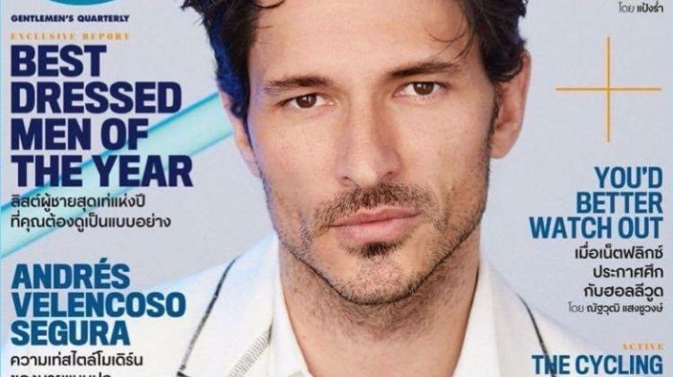 Andres Velencoso covers the March 2017 issue of GQ Thailand.