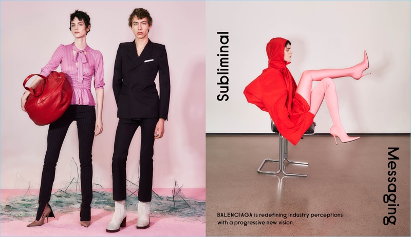 Barneys New York features Balenciaga's spring-summer 2017 collection with a new lookbook.