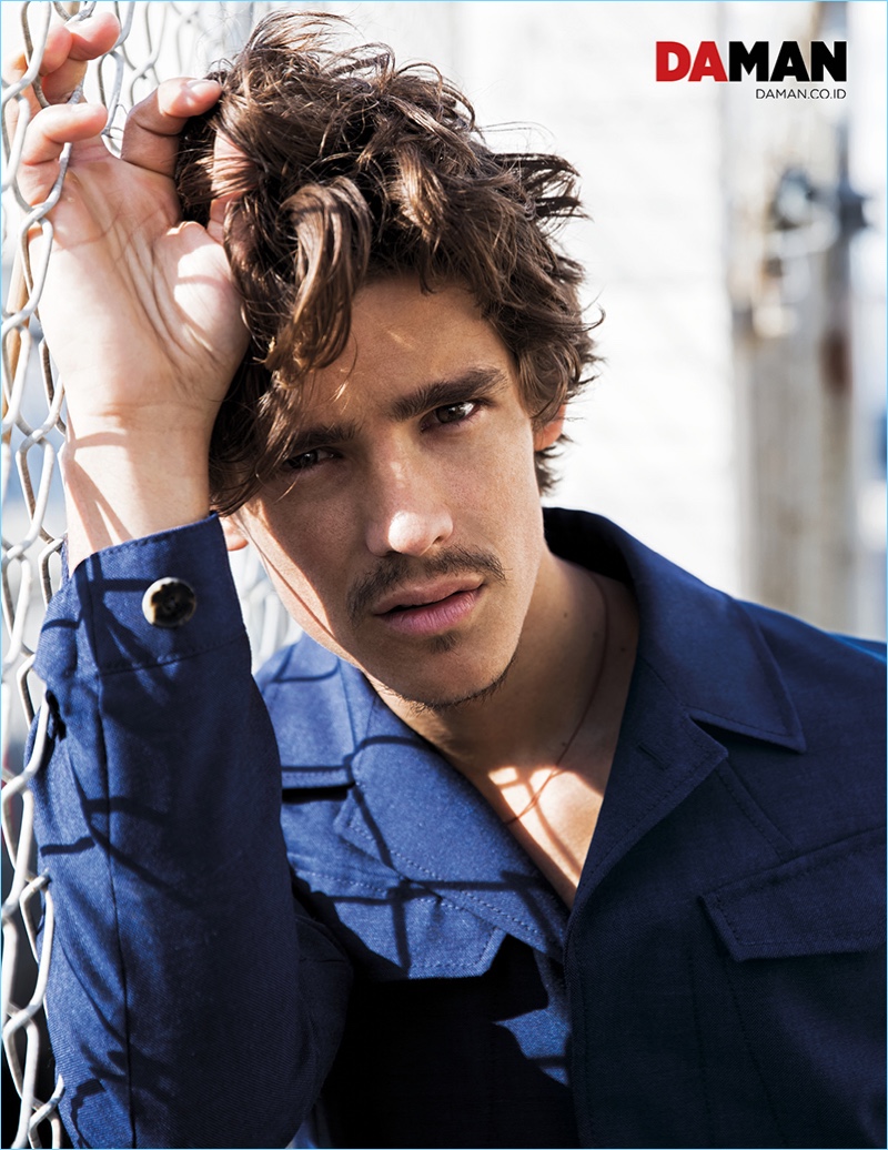 Front and center, Brenton Thwaites wears Salvatore Ferragamo.