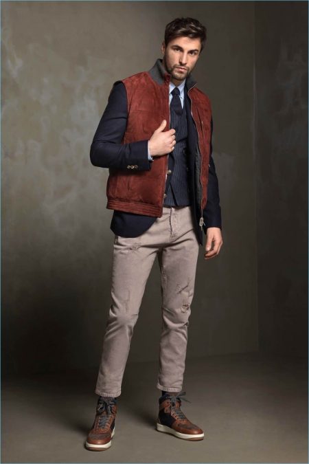 Brunello Cucinelli 2017 Fall Winter Mens Collection Lookbook 031