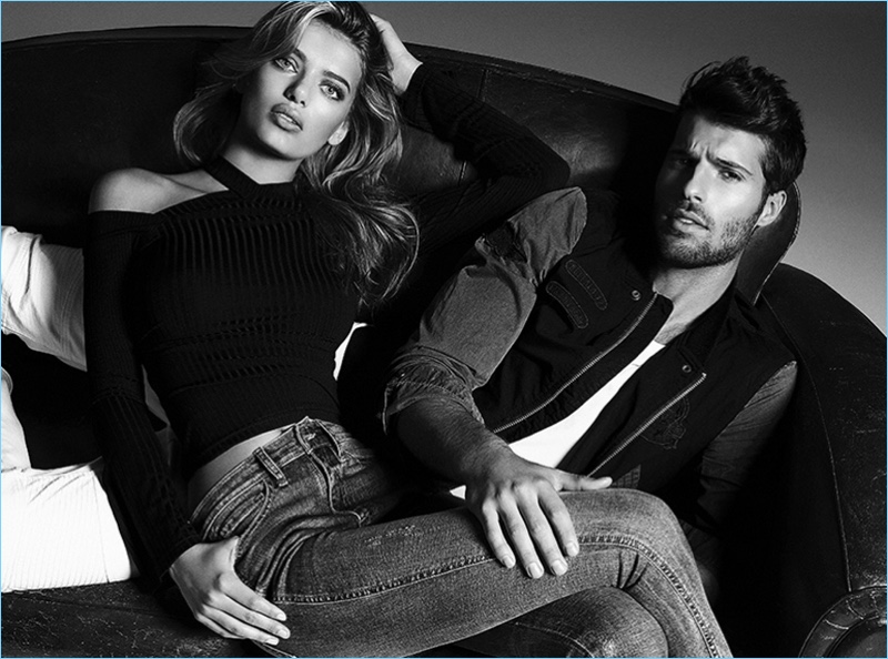 Richard Bernardin photographs Bregje Heinen and Jeffrey Finn for Buffalo Jeans' spring-summer 2017 campaign.