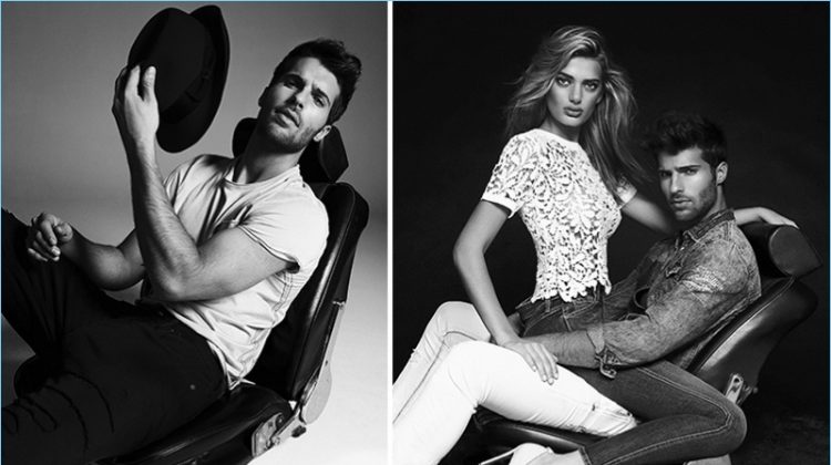 Buffalo Jeans Taps Jeffrey Finn for Black & White Spring ’17 Campaign