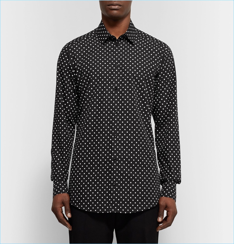 Dolce & Gabbana Polka Dot Print Shirt