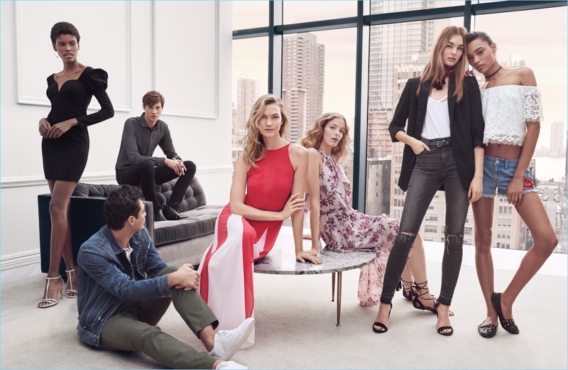Taking to a New York loft, Express shoots its spring 2017 campaign.