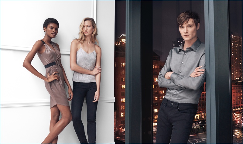 Express highlights sleek, practical fashions for its spring 2017 campaign.